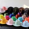 X20514 Fedore Monocolore di Alta Qualità per Uomo e Donna Primavera Inverno Estate Autunno Unisex Cappelli Fedora Jazz