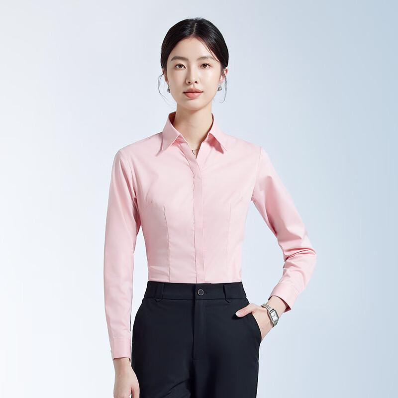 Women's V-Neck Bamboo Fiber Business Shirt