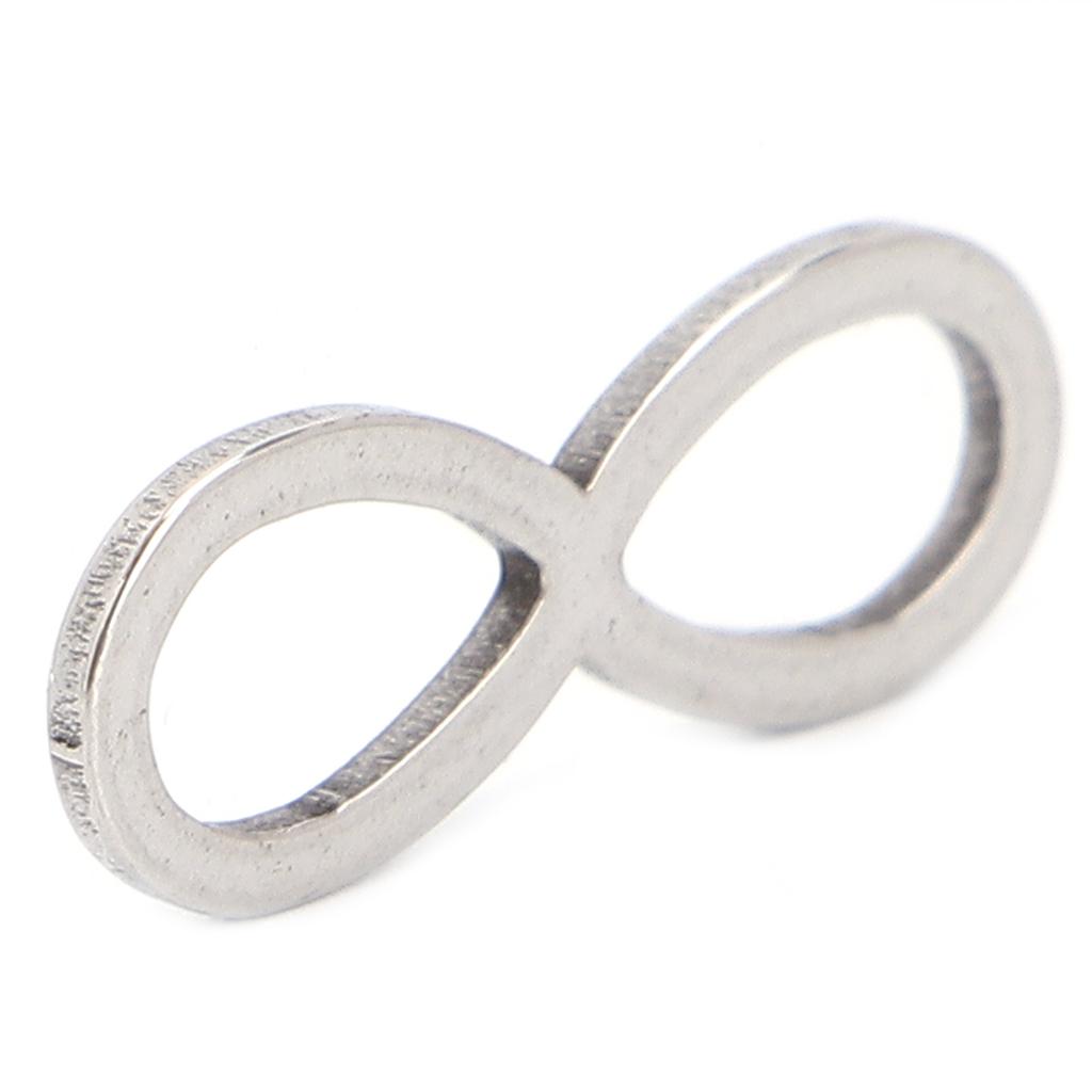 30Pcs Stainless Steel Hollow Pendant Bezel 8Shape Metal Resin Frame Jewelry Making Open Bezel
