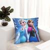Elsa and Anna Frozen Pillowcase Soft Polyester Cushion Cover Decorative  Pillow Case Cover Chair Zippered 40X40cm