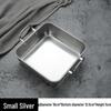 Abay Stainless Steel Square Serving Tray