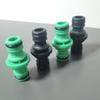 12Pc 1.6cm/0.63in 3/8'' quick connect bidirectional nipple garden irrigation water pipe joint drip irrigation adapter faucet IBC