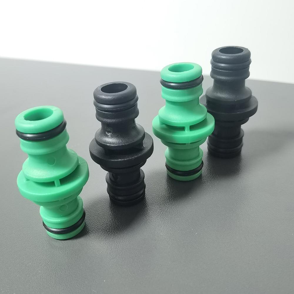 12Pc 1.6cm/0.63in 3/8'' quick connect bidirectional nipple garden irrigation water pipe joint drip irrigation adapter faucet IBC