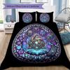 Cyberpunk Glass Pattern Bedding,Quilt Set Quilt Cover Pillowcase Home Birthday Gift (1 * duvet cover + 2 * pillowcase, without core)