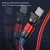 Data Cable Anti-winding Rope Type-C 180 Braided Nylon Degree Rotation Charging Cord