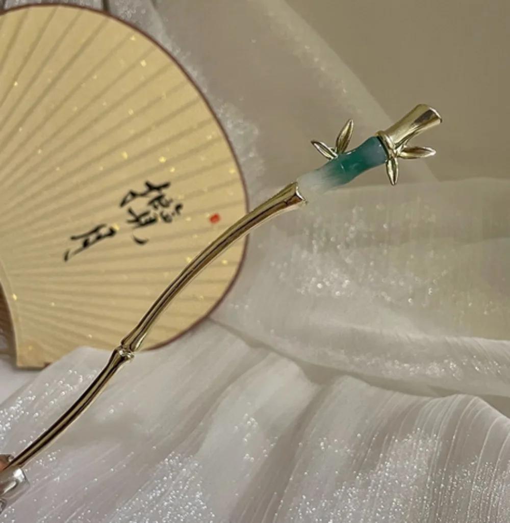 

Элегантные аксессуары для волос в китайском стиле, винтажные заколки для волос с элементом весеннего цветка, легкая роскошная кисточка, шпилька для волос для женщин, девушек золотой