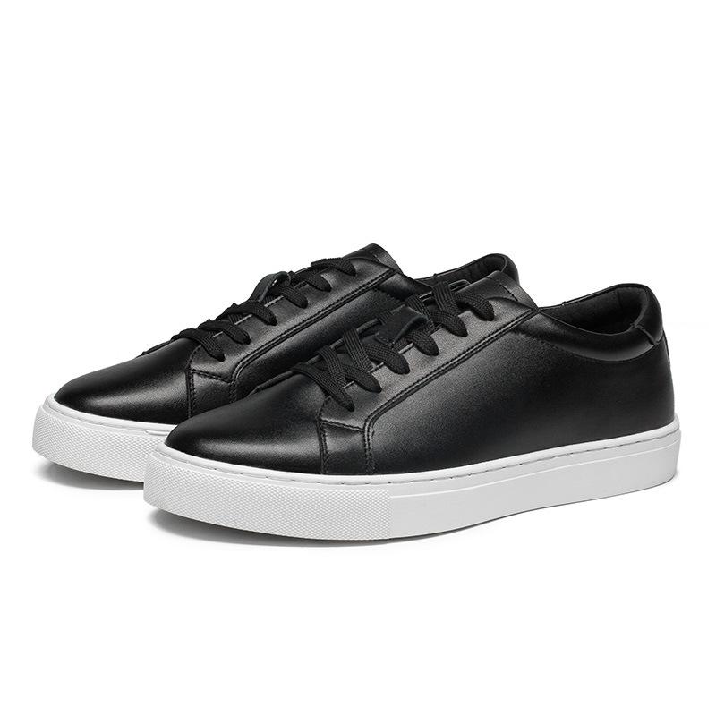 Men's soft soled Genuine leather business sports shoes spring autumn casual fashion versatile simple comfortable white shoes