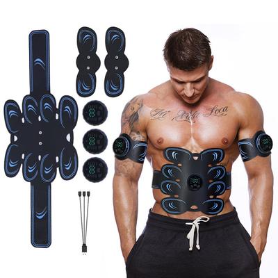 EMS Muskelstimulator Bauch Körper Schlankheitsgürtel Elektrisch Smart ABS Trainer Arm Bein Taille Gewichtsverlust Fitness Vibration B Praktische Anwendung