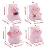 Pigs Figurines Mini Pigs Decors Waterproof Toy Playsets Miniature Doll Garden Figurines Cake Toppers Parties Favor