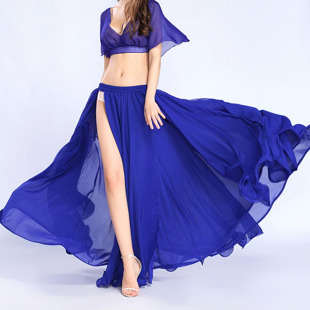 Women's Belly Dance Skirt Large Skirt Swing Summer New Style Sexy Eastern Dance Long Dress Beginner Friendly Royal Smeela