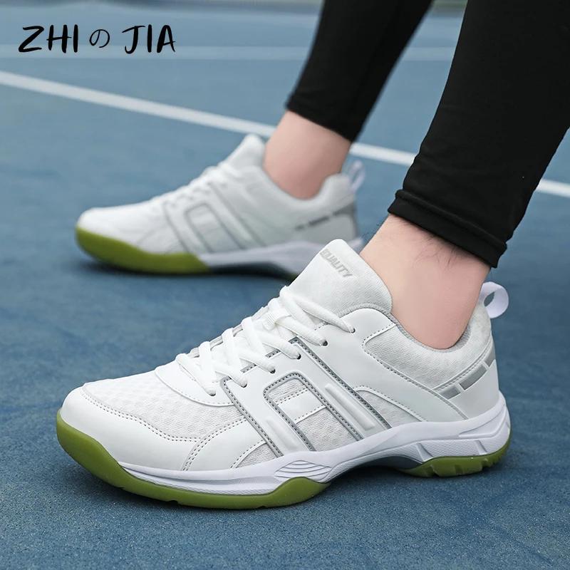 New Spring and Autumn Couple Tennis Shoes Mesh Breathable Badminton Shoes Outdoor Table Tennis Shoes Anti Slip Durable Sneaker