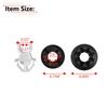 3PCS Hood Support Prop Rod Clip Grommet | Compatible with Honda Accord Odyssey Prelude S2000 Acura RDX TSX