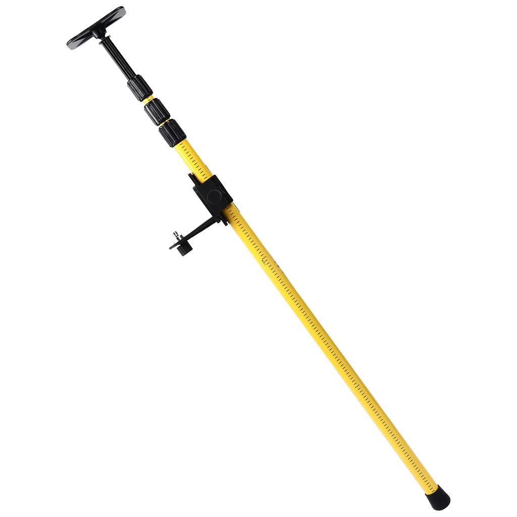 2.8 Meter Laser Leveling Telescoping Pole Adjustable Mounting Pole for Rotary and Line Lasers