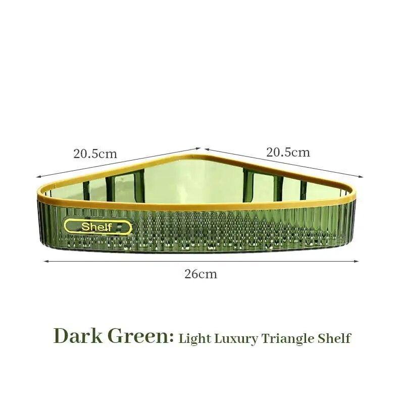 1 Stück Kunststoff Mehrzweck Wandmontage Klebestil Badezimmerregal zur Aufbewahrung von Toilettenartikeln Badezimmer Küchen Aufbewahrungsregal