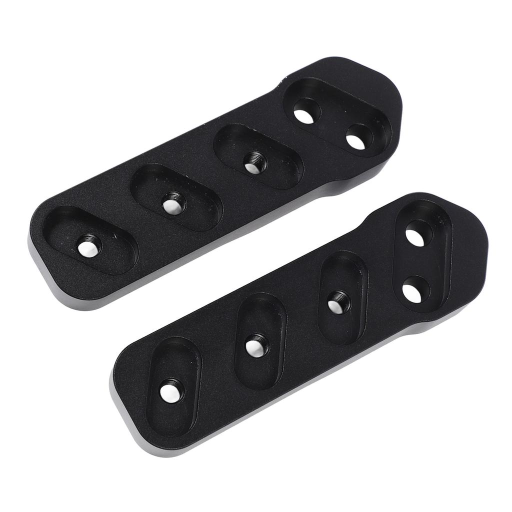 Passenger Floorboard Relocate Kit Adjustable Aluminum Black Powder Coating 41‑425 for Spyder RT 2020 Onwards