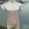 Sommer Neue Rundhals Leopard Print Sexy frauen Shirts Elegante Satin Lose Beiläufige Kurzarm Blusen Frauen Schlank Elegante Pullover Dame hemd 26565