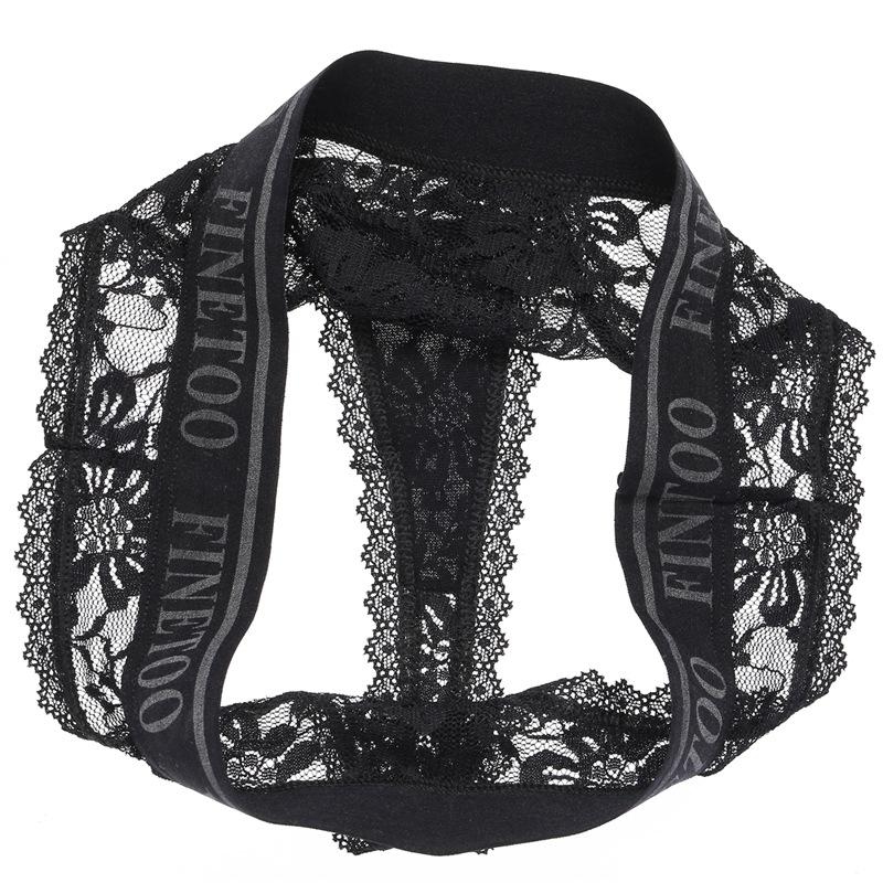 Sexy perizoma in pizzo, mutandine in pizzo da donna, traforate, traspiranti, perizoma, lettere, biancheria intima, lingerie
