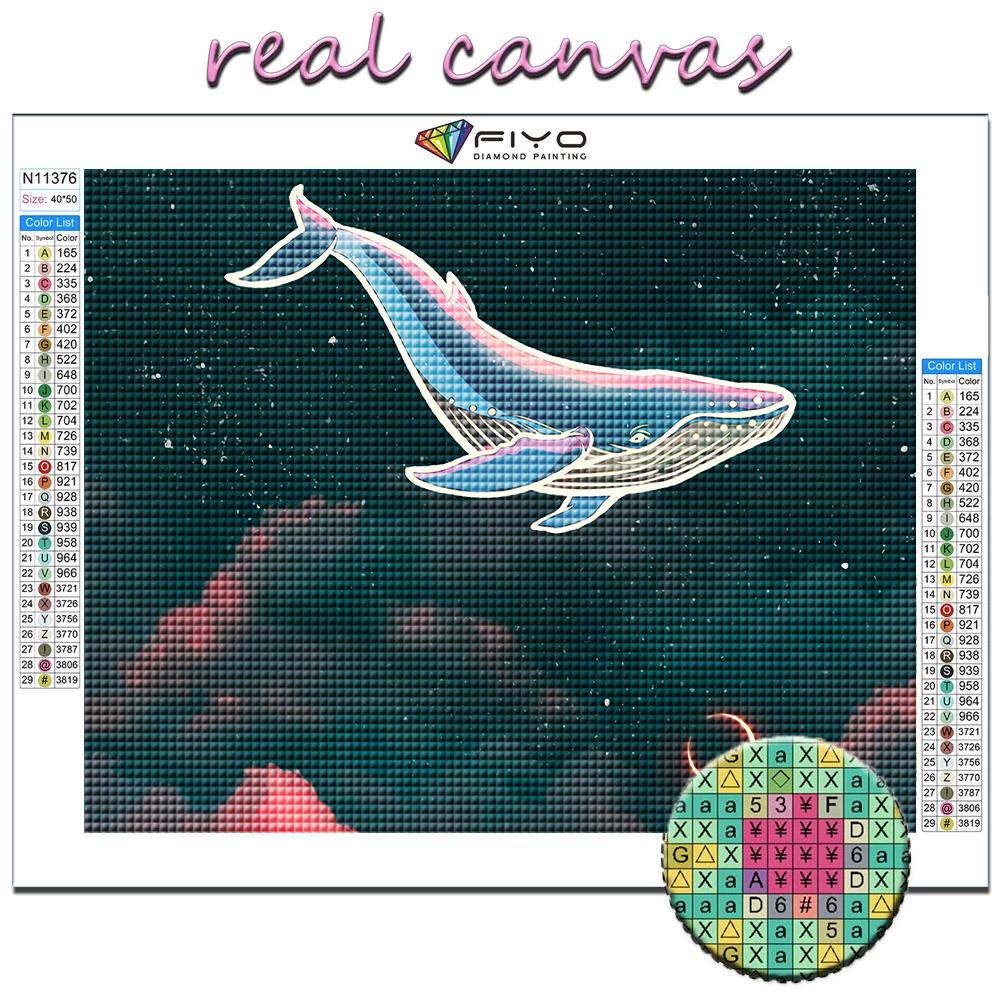 Diamantová malba CaArtistic Moon and Starry Sky Výšivka Cross Stitch drahokamu Home Decor