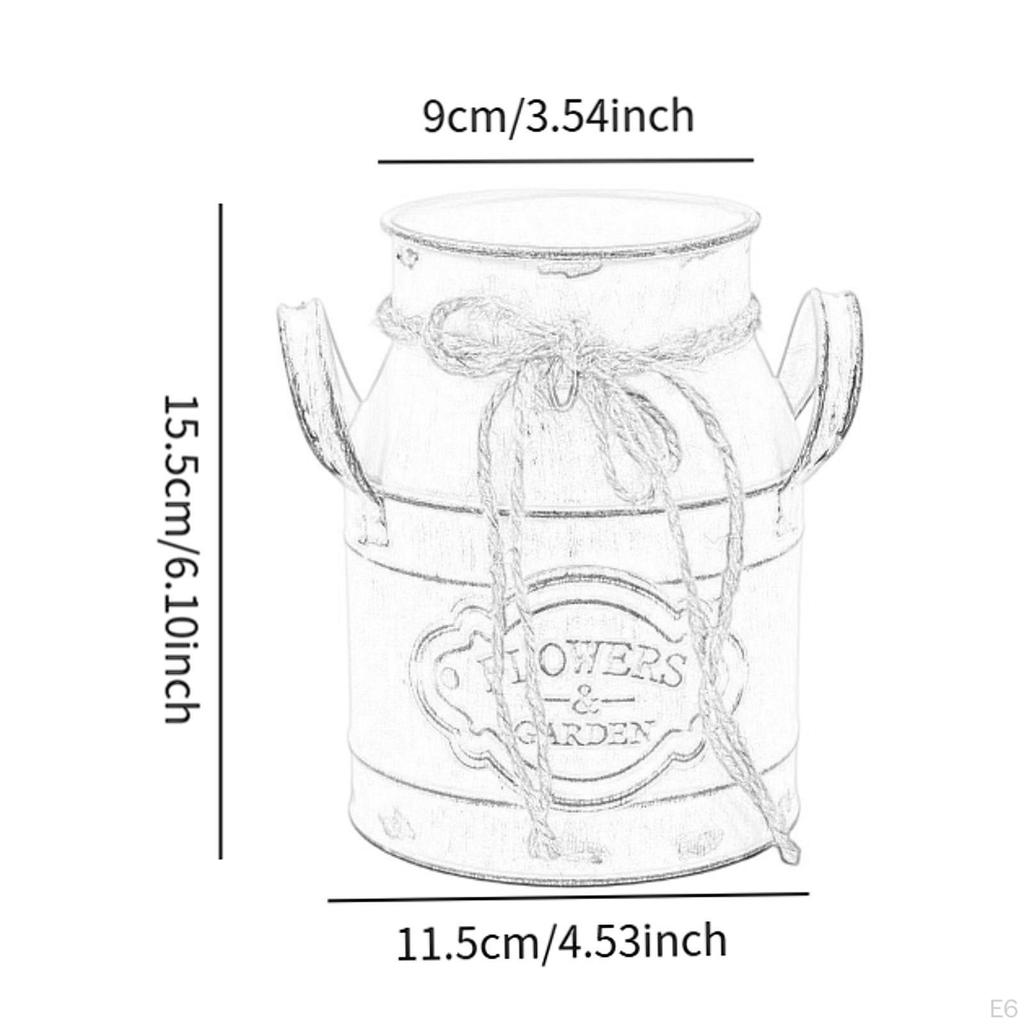 Desktop Storage Barrel for Garden Flower Arrangement