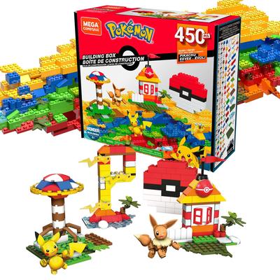 MEGA CONSTRUX Pokemon Creative Box Pikachu and Eevee GMD35 [450 Pieces]