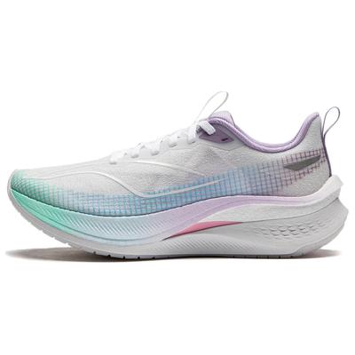 Li Ning Red Rabbit 7 Pro Cotton Candy Dämpfung Rutschfest Langlebig Atmungsaktiv Rückfedernd Low-Top Sprint Laufschuhe Damen Sneaker ARPV026-4