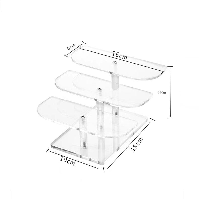 3/4/5/6 Tier Acrylic Eyeglasses Frame Display Stand,Sunglasses Rack,Sunglasses Organizer Wallet Acrylic Glasses Display Holder