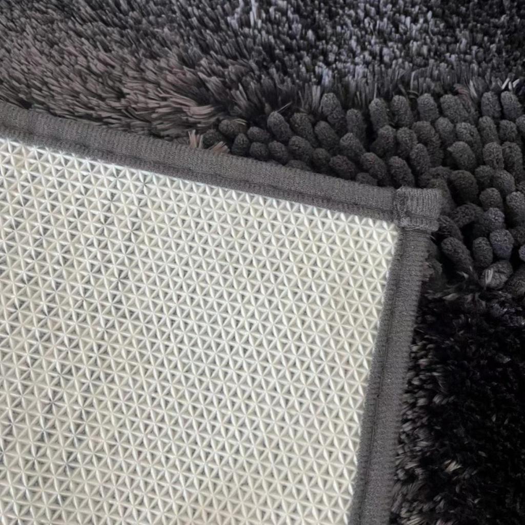 Chenille-Perlengarn-Badezimmer-Verdickungsmatte, rutschfeste Badteppiche im Waschbecken, Badewannen-Seitenbodenteppich, Duschraum-Fußmatte, Memory Foam 3D-Pad