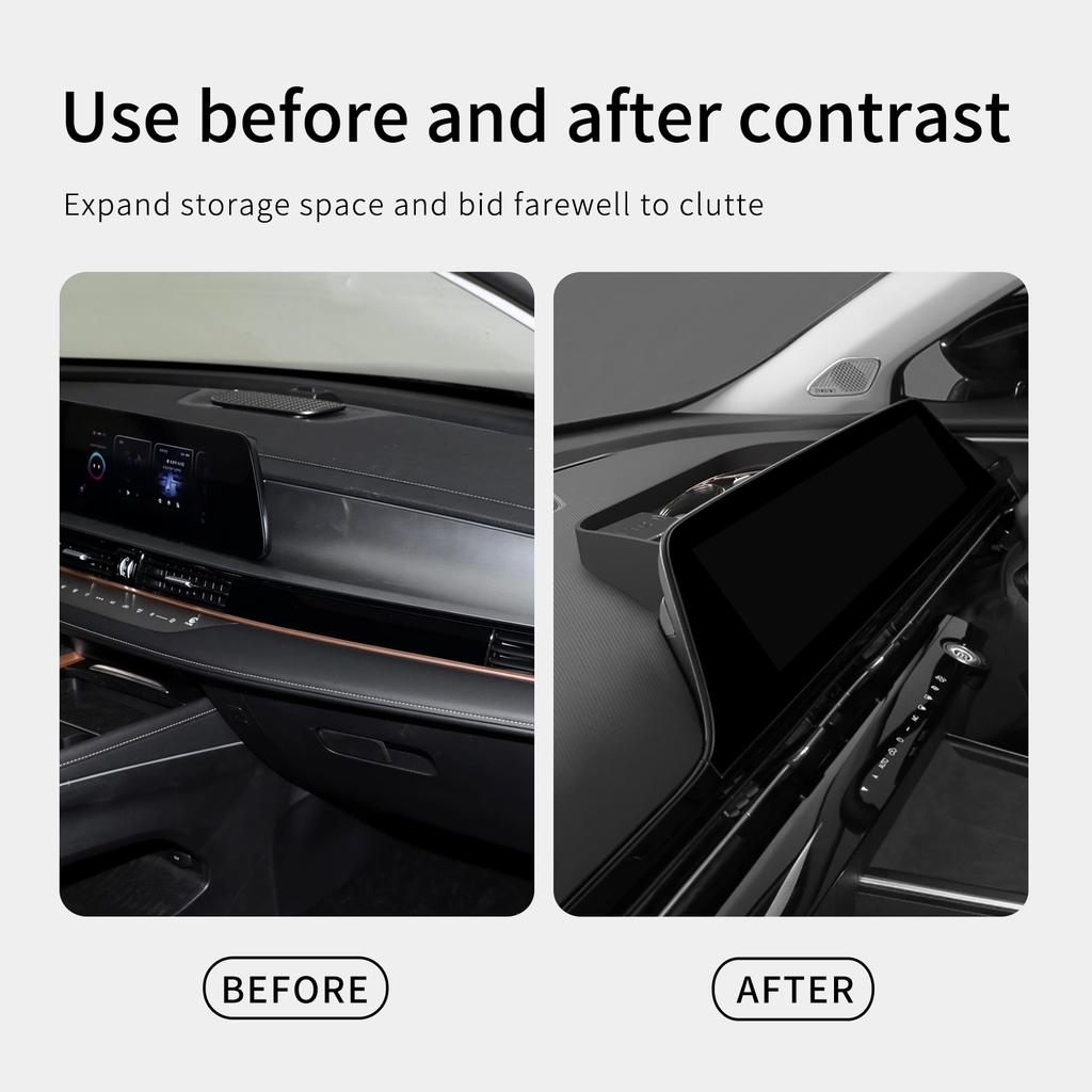 for Chery OMODA C5 2025-2025 Car Dashboard Storage Tray Interior Accessories Central Control Screen Rear Storage Box Organizer