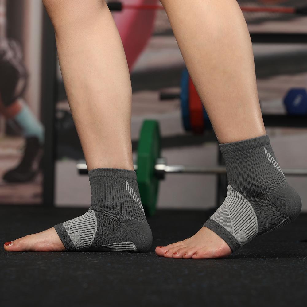 

Meikes Anti-Sprain Ankle Support Socks for Sports and Dance Gray