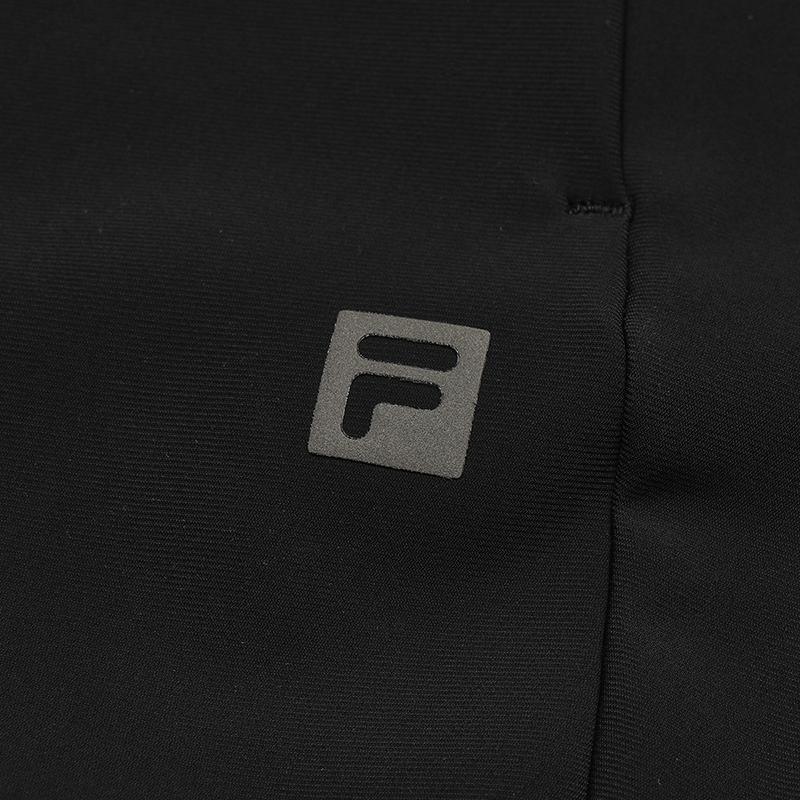 Fila Fitness Simple Casual Retro Versatile Elastic Comfortable Straight Leg Knitted Sports Pants Men Bottoms A11M541607FBK