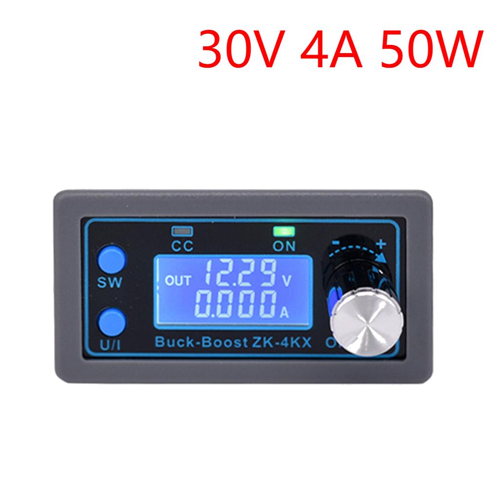 ZK-5KX DC Automatic Buck Boost Converter 5A Max DC Automatic Voltage Regulation 0.6-36V 80W LCD Display for Electronic Equipment