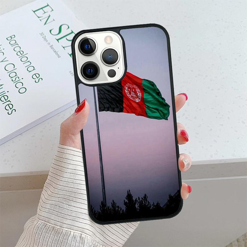 Afghan Afghanistan Flag Banner Phone Case Fundas Shell Cover For iPhone 17 Air 15 16 16e 14 Plus 11 12 13 Pro Max