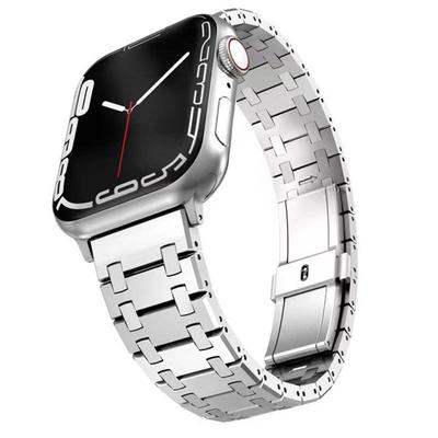 Eiche Stahlband Kompatibel mit Apple Watch iWatch S11 Ultra Edelstahl