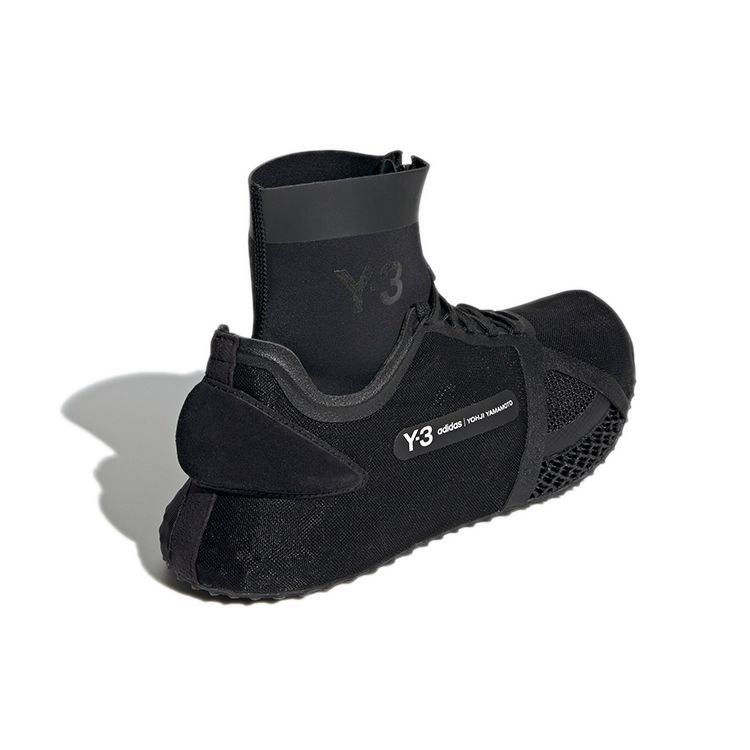 Adidas Y-3 Runner 4D IOW High Black Unisex Sneakers Core-White GZ9141