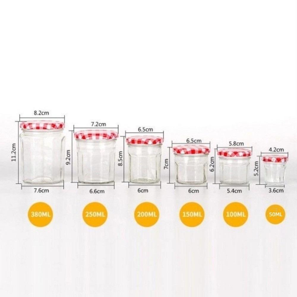 

Glass Jam Bottle Sealed Split Bottle Multifunctional Candy Jar Food Container 150ml