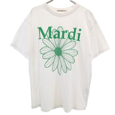 Mardi Mercredi Flour Short Sleeve T-shirt ONE SIZE White Women Used