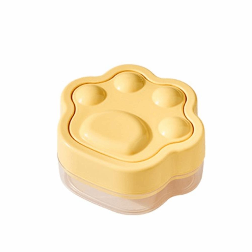 

Cat Paw Ice Tray Quick Release Ice-making Box Ice Cube Mold for Home Party Indoor Daily Use жовтий