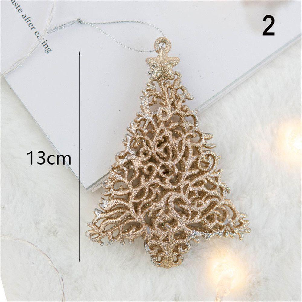 Kids Flower Wreath Angel Snowflake Hangings Xmas Tree Pendant Christmas Ornaments Home Decorations
