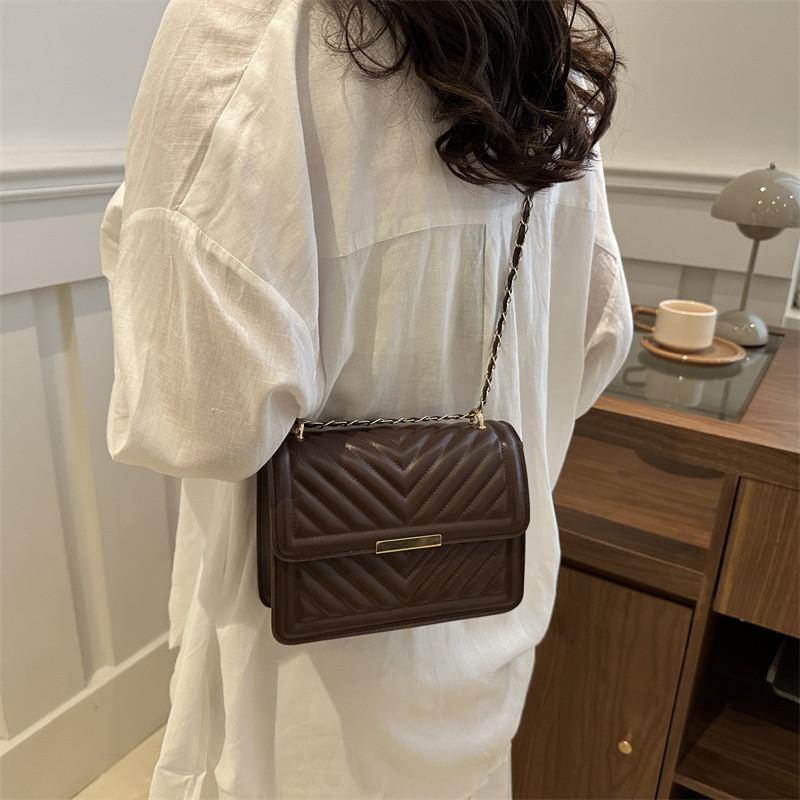 Chic Casual One Shoulder Bag For Women Fashionable Korean Inspired Summer Small Square Purse