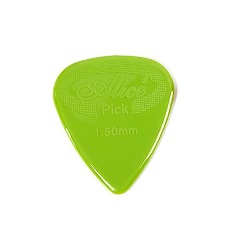 10 stuks Alice gitaarplectrums, antislip, zwart-wit, nylon, geschikt voor akoestische en elektrische gitaren en ukeleles.