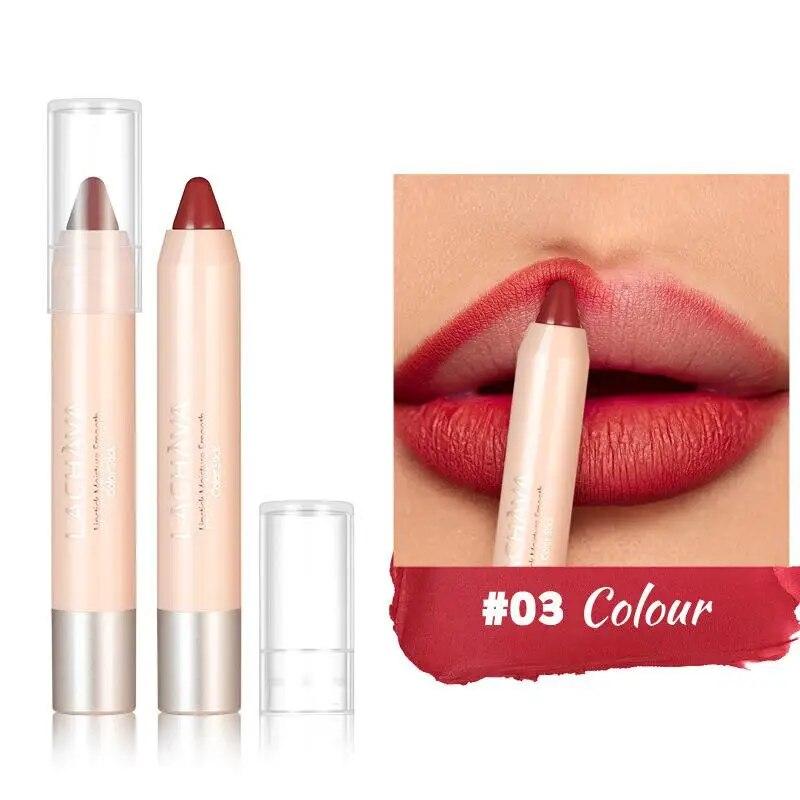 Lip Liner Pen Tint Sexy Red Matte Lip Contour Tint Lipstick Lasting Nonstick Cup Pen Lips Makeup Waterproof Cosmetic