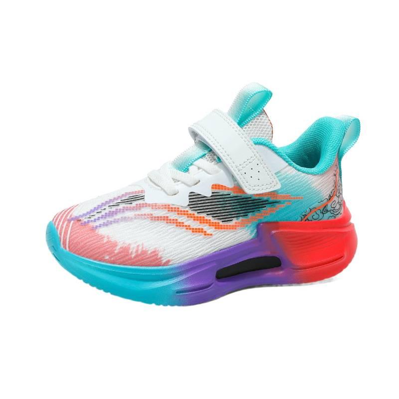 Children's Sports Shoes 2025 Spring and Autumn New Middle-aged and Older Boys' Mesh Breathable Boys' Soft-soled Shock-absorbing Running Shoes