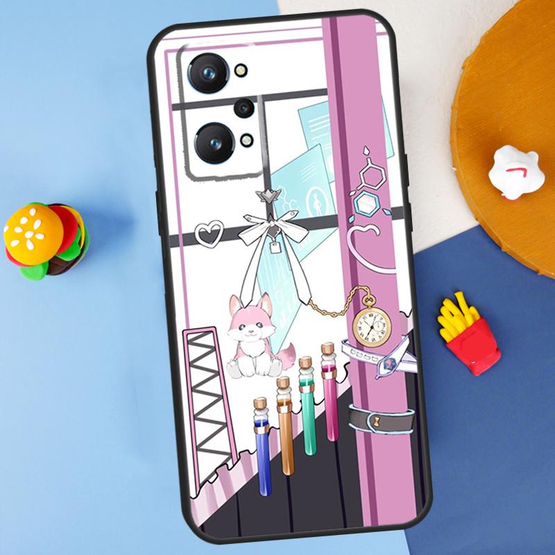 Hololive For Realme GT7 Pro GT 6T 6 5 C67 C61 C55 C53 C51 C21Y C25S C75 10 11 12 13 14 Pro Plus Case
