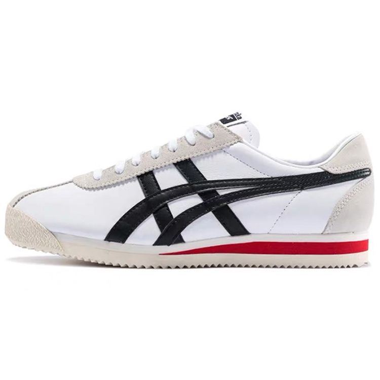 Onitsuka Tiger Unisex White Black Corsair Low Top Casual Shoes 1183A357-100