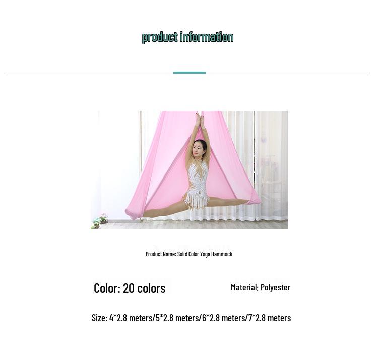 Set di Amaca Yoga Anti-Gravità Colorata da Interno per Adulti e Bambini