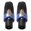 2/10x 4 Pole Audio Speaker Plugs Twist Lock Connectors Music Listening Supplies for Neutrik Speakon NL4FCGood Product