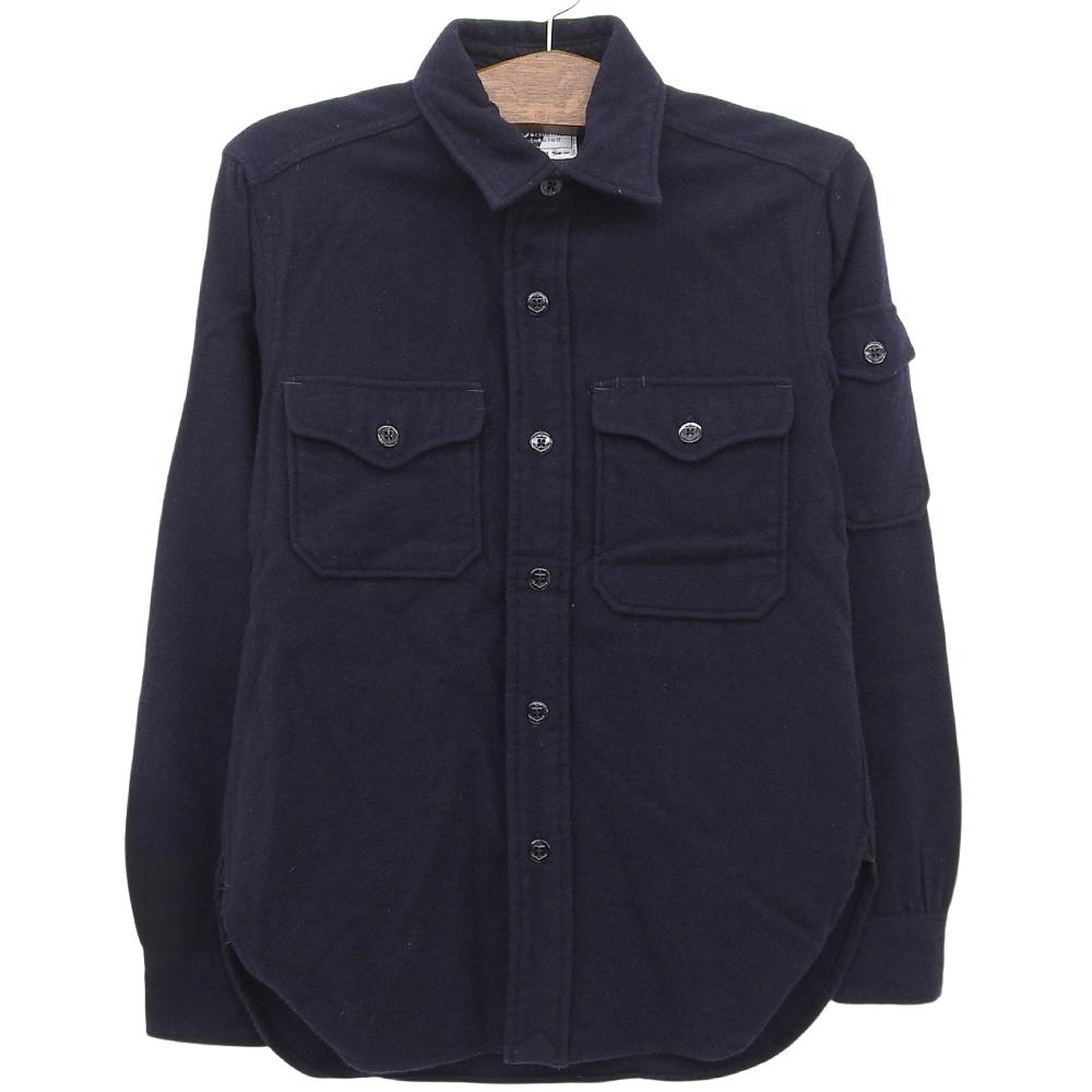 Engineered Garments Excellent condition 100% wool CPO shirt, men's, navy, size XS tops XS NavyUsed