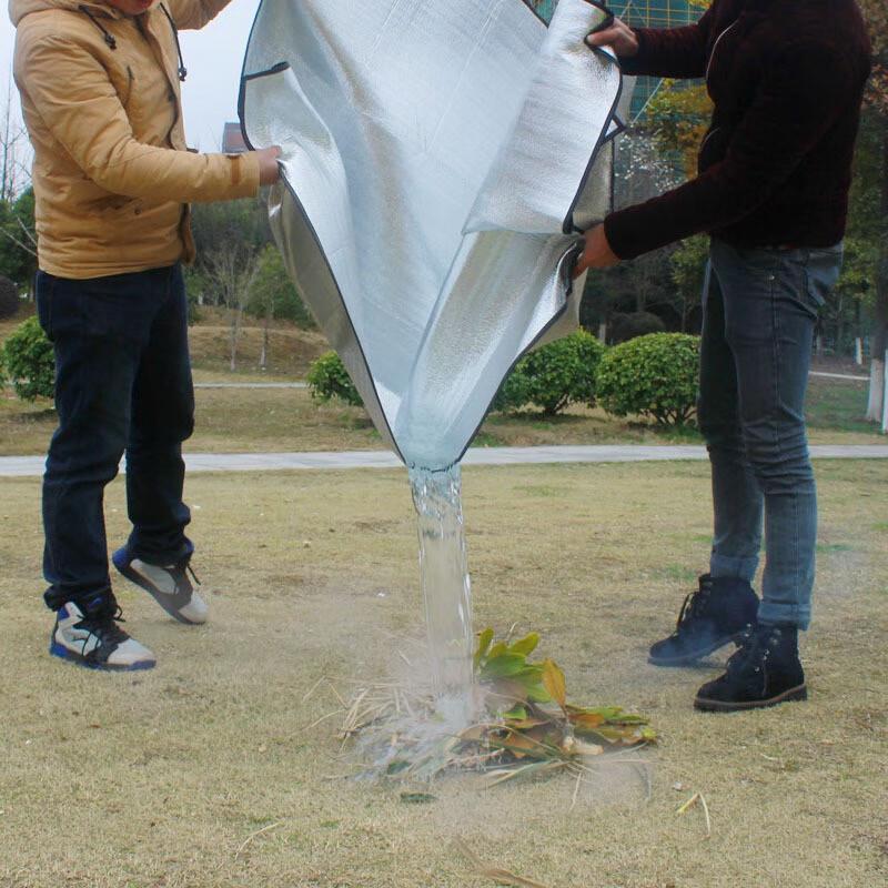 OEING Foldable Aluminum Foil Outdoor Camping Mat