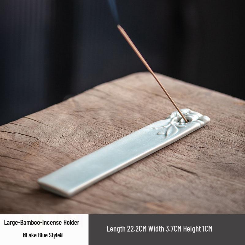 Modern Ceramic Incense Holder for Agarwood & Sandalwood - Indoor Zen Ornament for Incense Sticks.