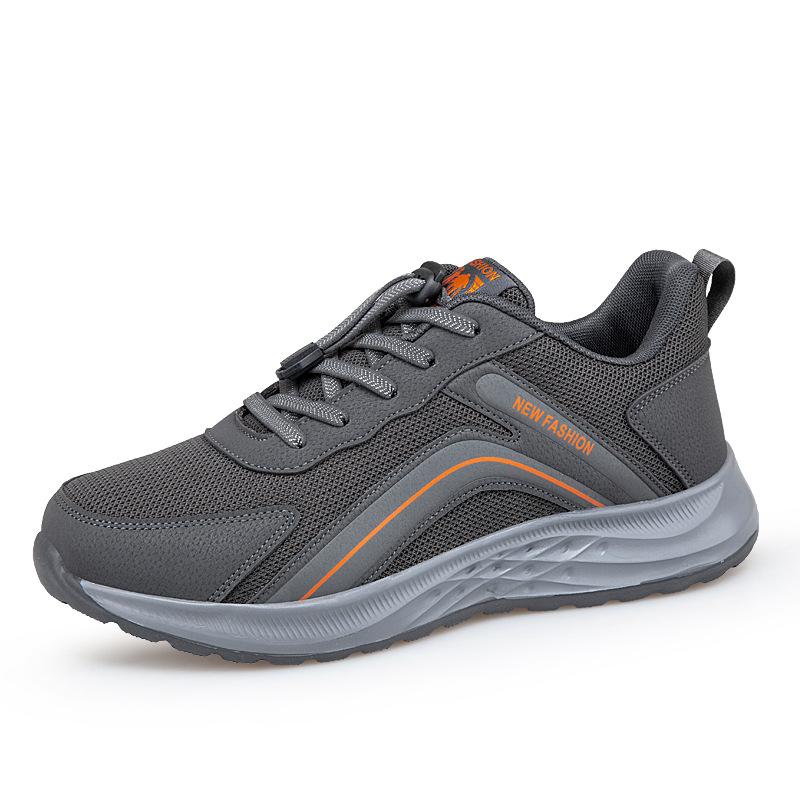 Middle-aged and elderly mother sports shoes autumn mesh breathable comfortable walking shoes casual father shoes men's and women's elderly shoes